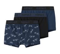 Name it - Kid's NKMBoxer Titan Skater 3-Pack - Mutande 134/140 blu