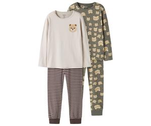 Name it - Kid's NMMNightset AOP 2-Pack - Intimo 110/116 grigio