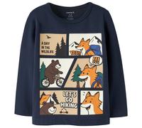 Name it - Kid's Oswalde L/S Top - Maglia a manica lunga 116 blu