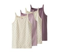 Name it kids Ragazza Nkfstrap Top 4P Buttercream Floral, Crema di Burro, Numeric_110