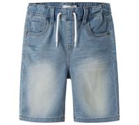 Name it - Kid's Ryan Jogger Denim L Shorts - Pantaloncini 104 grigio