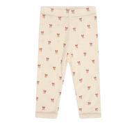 NAME IT Leggings 'NBFNALU' terra d'ombra / marrone chiaro / bianco naturale Bambini NAME IT 68
