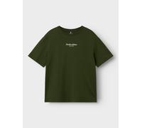 NAME IT Maglietta 'Brody' verde scuro / bianco Bambini NAME IT 116