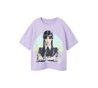 NAME IT Maglietta 'Dyp Wednesday' blu chiaro / orchidea / nero / bianco Bambini NAME IT 122-128 blu chiaro / orchidea / nero / bianco