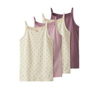 NAME IT Maglietta intima crema / verde erba / sambuco / malva, Taglia 110