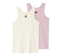 NAME IT Maglietta intima crema / verde erba / lilla chiaro Bambini NAME IT 86