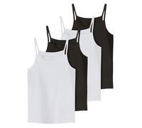 Name IT Nkfstrap Top 4P Black White Solid, Nero, Numeric_92