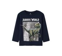 NAME IT Maglietta 'Jurassic World' navy / cachi / verde scuro / bianco Bambini NAME IT 98