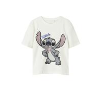 NAME IT Maglietta 'NKFAkun Stitch' blu / grigio chiaro / nero / bianco Bambini NAME IT 146-152