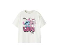 NAME IT Maglietta 'NKFDYMIR STITCH' blu chiaro / sambuco / rosa / bianco Bambini - Bimba - Ragazza (taglie 140-176) - Abbigliamento - Maglie e top - T-shirt NAME IT 122-128