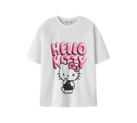 NAME IT Maglietta 'NKFFoba Hello Kitty' rosa / nero / bianco Bambini NAME IT 134-140
