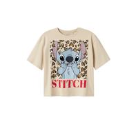 NAME IT Maglietta 'NKFJixi Stitch' beige / terra d'ombra / malva / rosso Bambini NAME IT 158-164