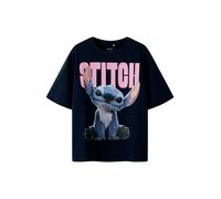 NAME IT Maglietta 'NKFNIBUS STITCH' blu / navy / rosa Bambini NAME IT 134-140