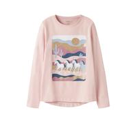 NAME IT Maglietta 'NKFVIX' blu chiaro / oro / rosé / bianco Bambini - Bimba - Ragazza (taglie 140-176) - Abbigliamento - Maglie e top - Maglie a maniche lunghe NAME IT 146-152