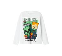 NAME IT Maglietta 'NKMac Minecraft' verde / arancione / nero / bianco Bambini NAME IT 122-128