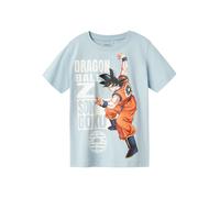 NAME IT Maglietta 'NKMFRITZ DRAGONBALL' blu pastello / aragosta / nero / bianco Bambini NAME IT 158-164 blu pastello / aragosta / nero / bianco