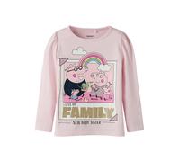 NAME IT Maglietta 'NMFNORA PEPPA' oro / rosa / rosa / nero Bambini NAME IT 86