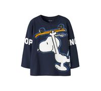 NAME IT Maglietta 'NMMASTAR SNOOPY' navy / blu scuro / giallo oro / bianco Bambini - Bimbo - Bambino (taglie 92-140) - Abbigliamento - Maglie e camicie - Maglie a maniche lunghe NAME IT 116