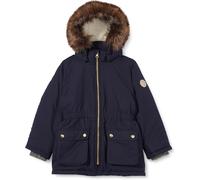 NAME IT Mini parka ragazza giacca invernale Camp Anorak, Dark Sapphire, 80