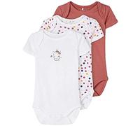Name it NBFBODY 3P SS Withered Rose Noos Set di Biancheria Intima per Neonati e Bambini, 1 Mese Bimba