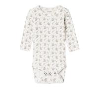 NAME IT NBFGAGO LS Slim Body Lil Noos, Body a Maniche Lunghe neonata, Coconut Milk,