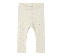Lil'Atelier Leggings 'NBFGAGO' écru / marrone chiaro, Taglia 74