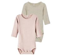 NAME IT Nbfkab 2P LS Body Noos, Peyote Melange, Numeric_74 (Confezione da 2), Peyote Melange, Numeric_74
