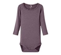Name IT NBFKAB LS Body Noos, Body a Maniche Lunghe neonata, Arctic Dusk/Detail:Melange,