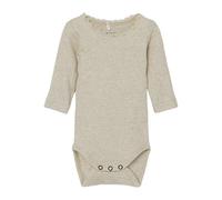 Name It Nbfkab Ls Body Noos, Body Bimba 0-24, Beige (Peyote Melange), 80