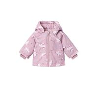 NAME IT Nbfmaxi-Giacca AOP Corta, Lilla, 6 Mesi Bimba
