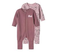 NAME IT NBFNIGHTSUIT 2P Zip FF Grape Flower Noos, Calcio neonata, Grape Shake,