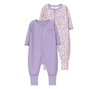 NAME IT NBFNIGHTSUIT 2P Zip FF Petit Flower Noos Calcio, Pastel Lilac, 98 neonata