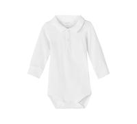 Name It NBMHOLGER LS Polo Body, Body Bimbo 0-24, Bright White, 68