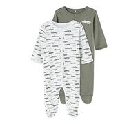 Name It Nbmnightsuit 2P W/F Agave Crocodile Noos, Pigiama Bambini e ragazzi, Verde (Agave Green), 50