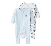 NAME IT NBMNIGHTSUIT 2P Zip FF Elephant Noos Calcio, Baby Blue, 18 Mesi Ragazzini