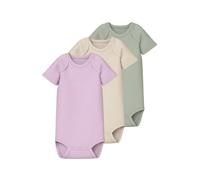 NAME IT Nbnbody unisex 3P Ss Solid Rib Noos (confezione da 3), Winsome Orchid, numeric_92