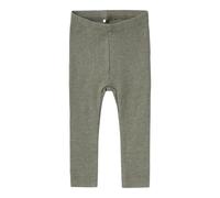 Name It Nbnkab Legging Noos, Leggings Unisex - Bambini e ragazzi, Oliva Polverosa. Dettagli: Melange, 86