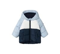 NAME IT Giacca invernale 'MAPLE' navy / blu pastello / bianco, Taglia 80
