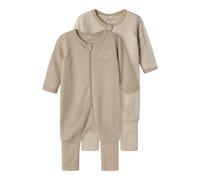 NAME IT NBNNIGHTSUIT 2P Zip FF Y/D Core 2 Noos Calcio, Pure Cashmere, 86 Bambino Unisex