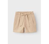 Name it - Nkffalinnen Shorts 13227399 Beige - Abbigliamento 13A Beige