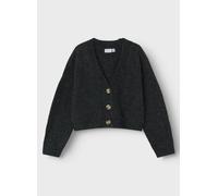 Name it - Nkfholly Boxy Short Knit Card Noos Grigio - Abbigliamento 7A - 8A Grigio