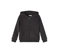 Name It Nkflena Ls Sweat Card Wh Bru Noos, Giacca Con Cappuccio Bambine e ragazze, Nero (Black), 134-140