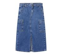Name IT NKFMARIA DNM Long Cargo Skirt 2718-BE BF, Gonna Jeans Bambina, Medium Blue Denim,