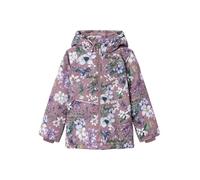 NAME IT NKFMAXI Jacket AOP Noos Giacca Corta, Grape Shake/AOP:Flower, 164 Bambina