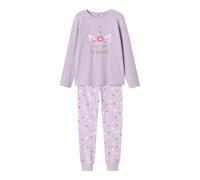 NAME IT NKFNIGHTSET Pastel Lilac Magical Noos Completo da Notte, 122 cm-128 cm Bambina