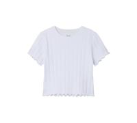 NAME IT NKFNORALINA SS Crop Top Noos, Bianco, 122/128 cm