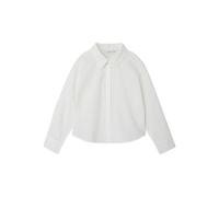 NAME IT Nkfolara LS Short Loose Shirt Camicia a Maniche Lunghe, Bianco, 122/128 cm Bambine e Ragazze