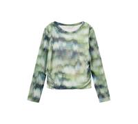 NAME IT NKFOSEJLE LS Short Top Box, Maglia a Maniche Lunghe Bambina, Lily Pad,