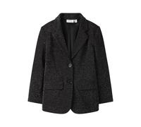 NAME IT Nkfrading Blazer, Nero, 116 Bambine e Ragazze