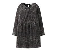 NAME IT Nkfrisaring LS Dress, Guarnizione Marrone, 134 Bambina